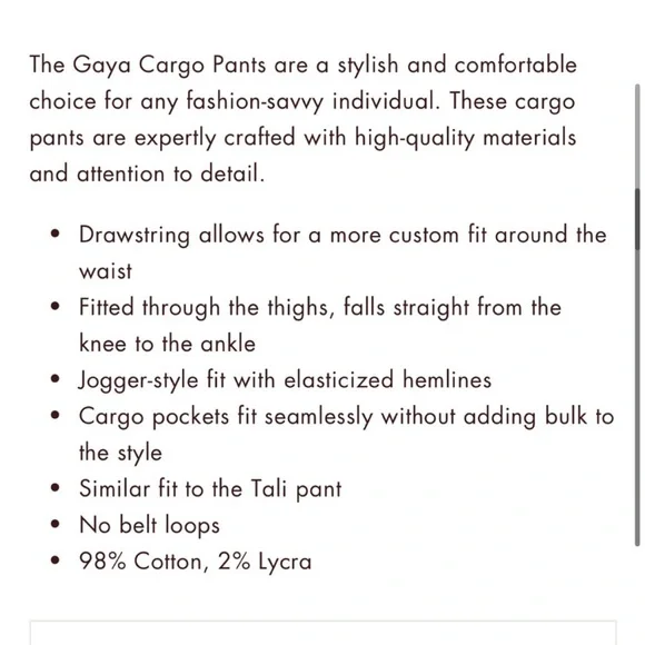 Flog Gaya cargo pants size 25 - Picture 5 of 12